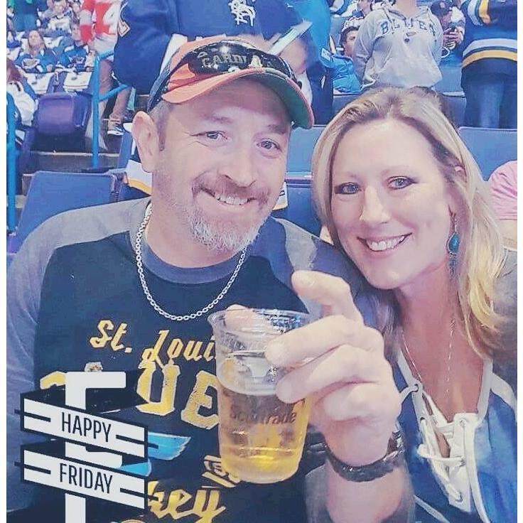The Blues hockey game