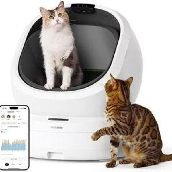 Petlibro Luma Automatic Litter Box with Camera, 33-lb