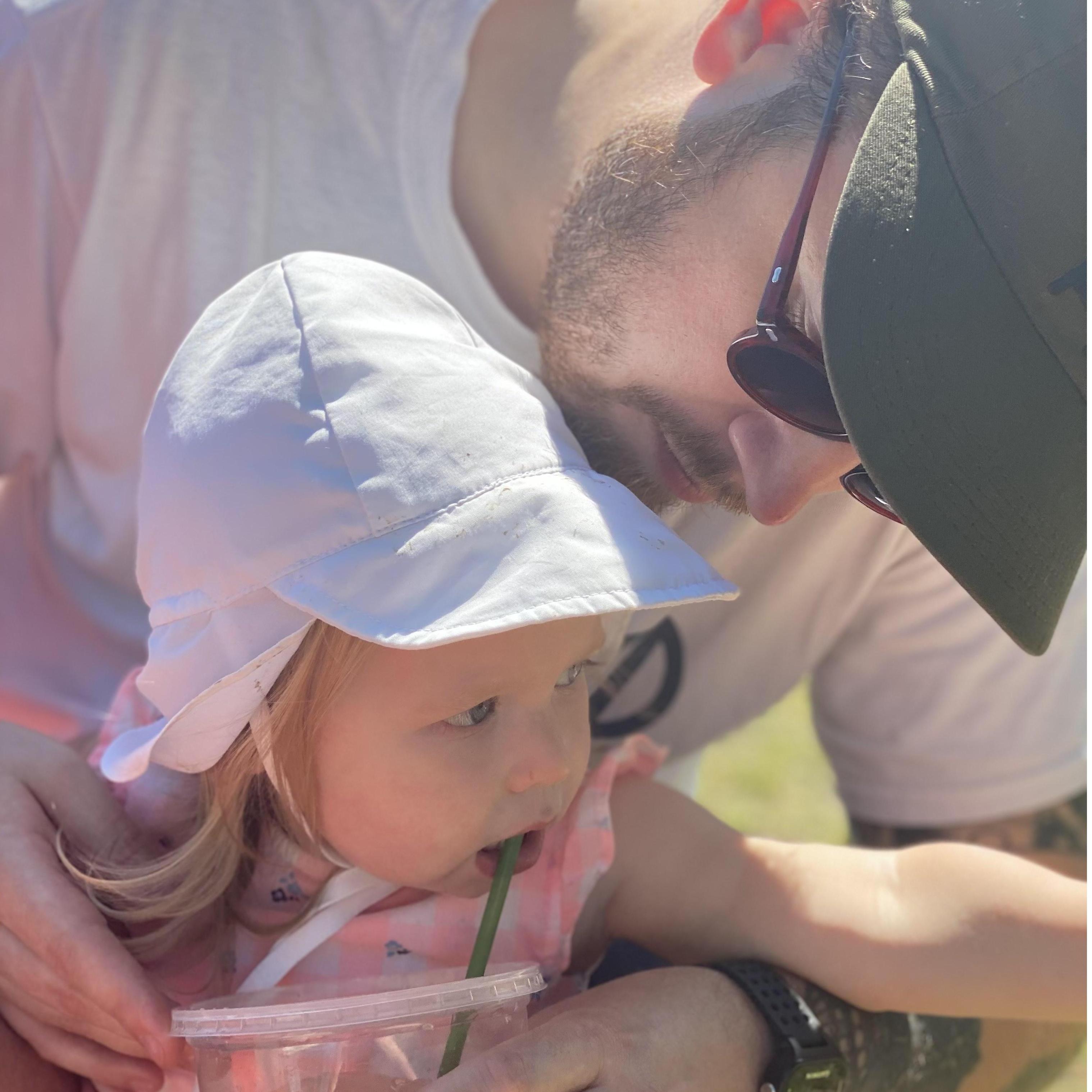 Austin farmer's market fun (22 mths)
