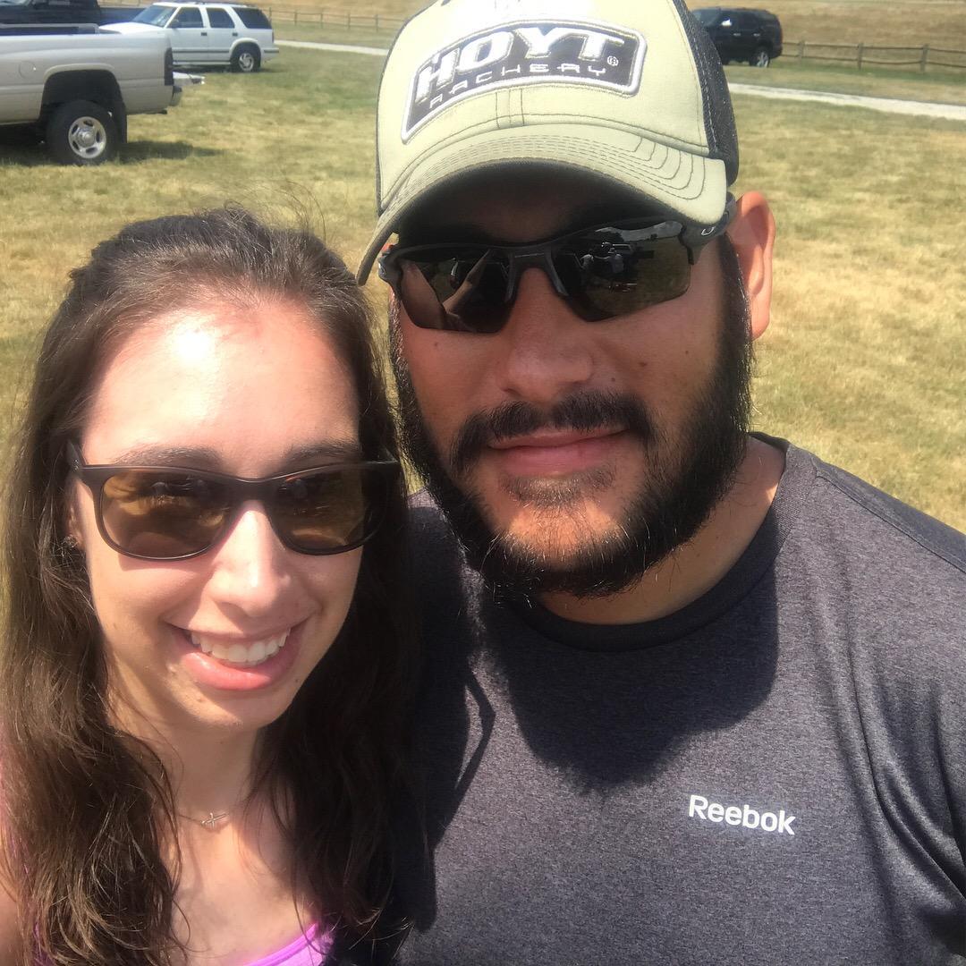 Celebrating David's archery success at the Iowa Games in Ames, IA - July 2017