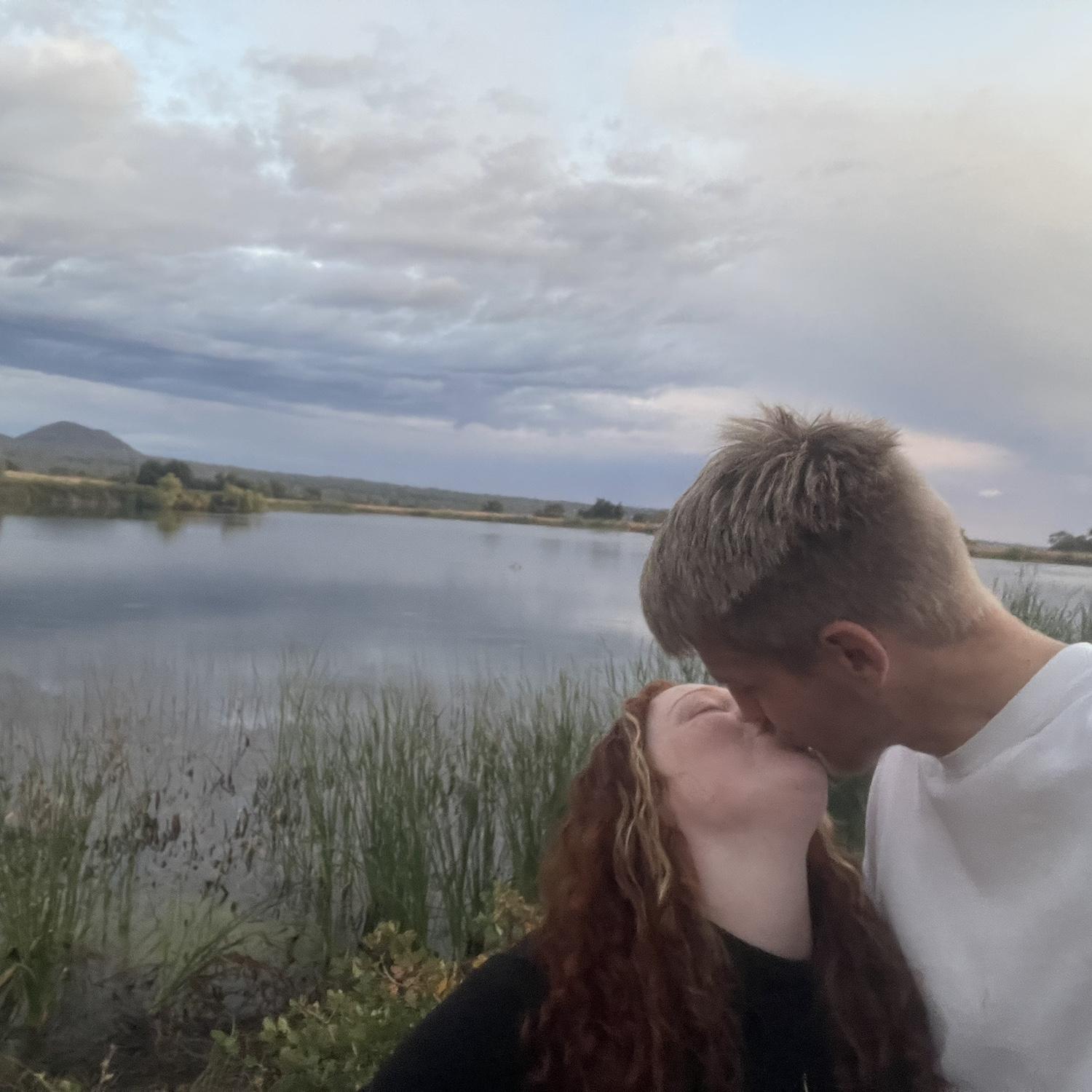 We came across 5 acres of land with a pond and a destroyed trailer. We didn’t buy but had lots of kisses. We cried knowing how much love our future would have.