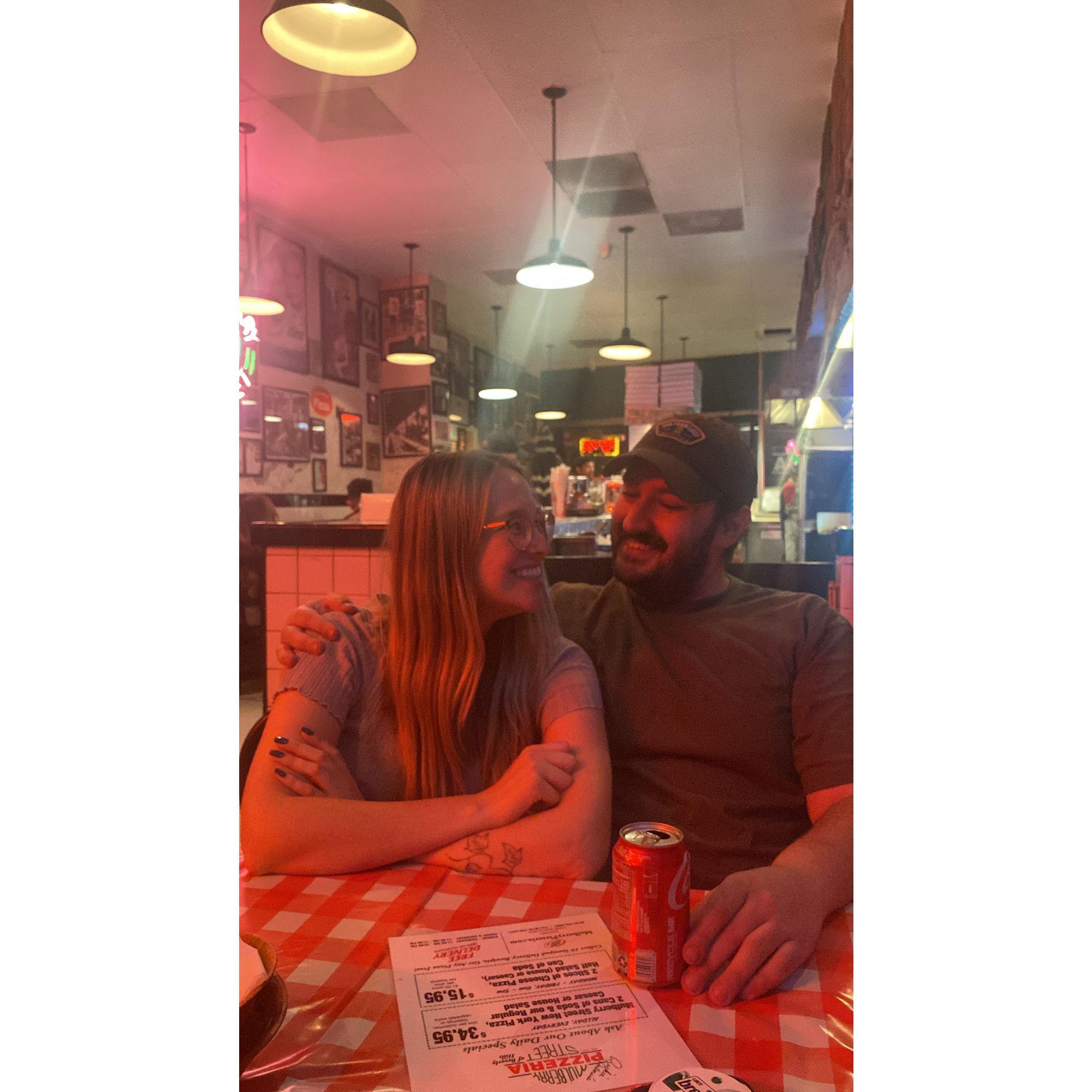 Pizza makes the heart grow fonder.