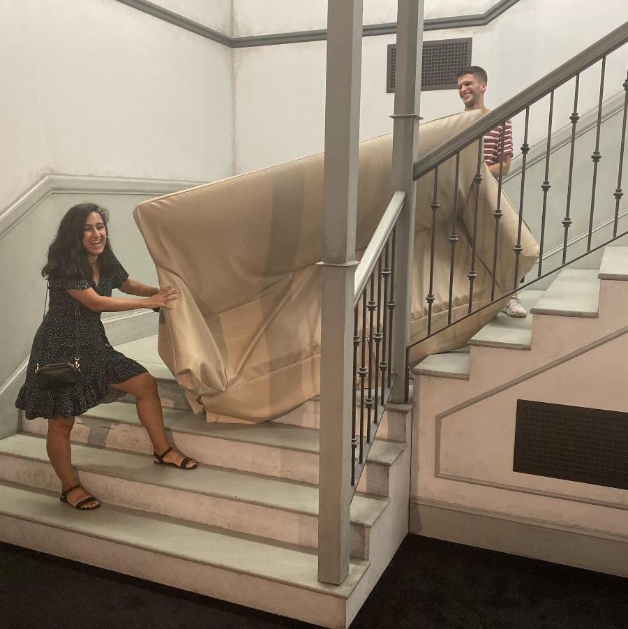 In ATL at the friends experience! Ryan and Alannah first bonded over their love for the tv show Friends!