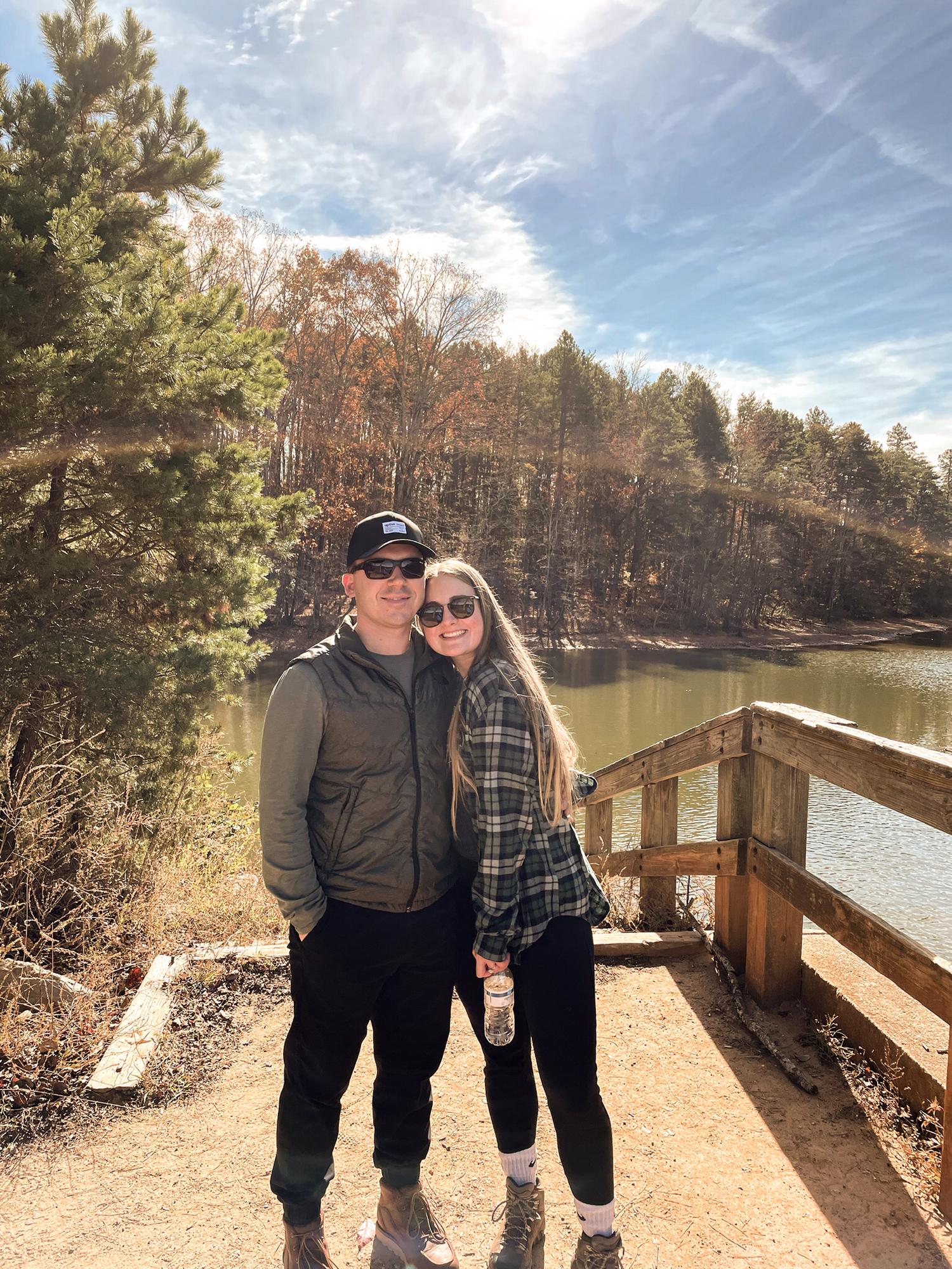11/20/21. Hiking at Lake Norman State Park, NC.