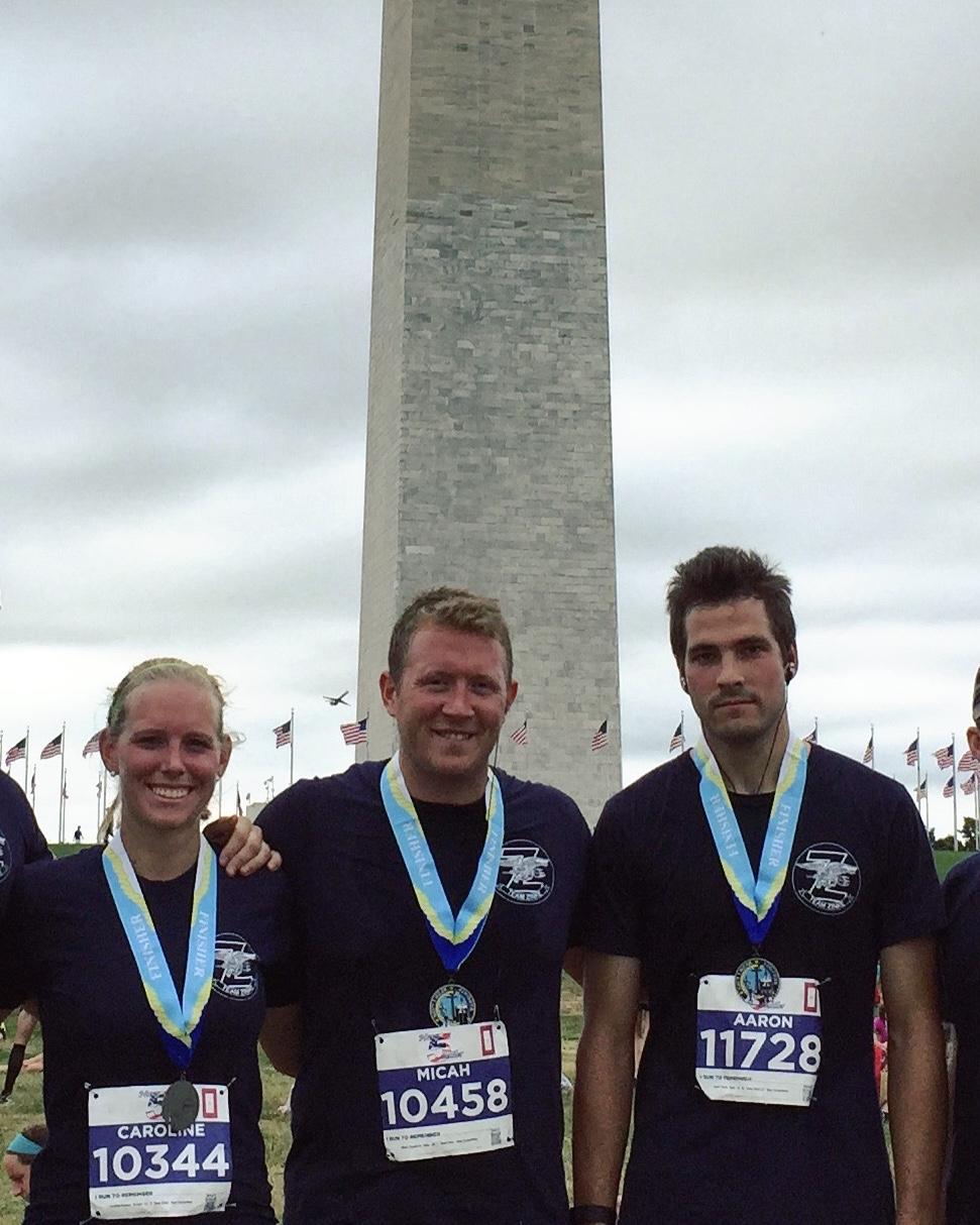 In 2015, Caroline coerced Aaron into running this 5 mile race with the office the day after he competed in a 12 hour endurance event!
