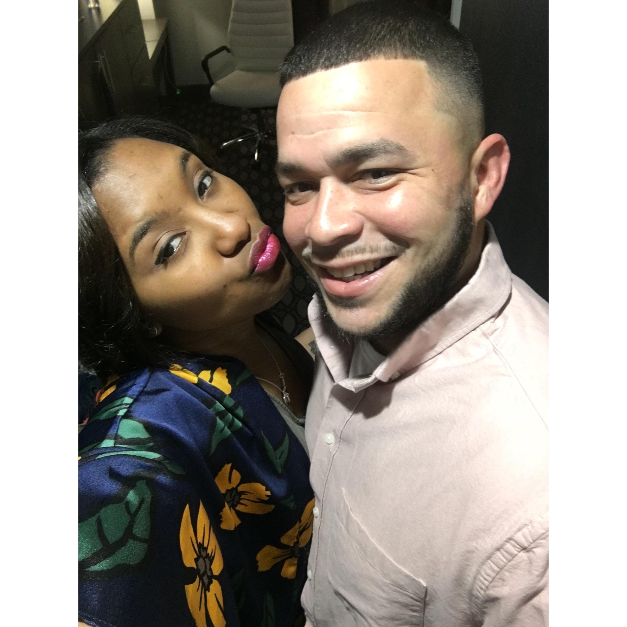 One of many date nights.