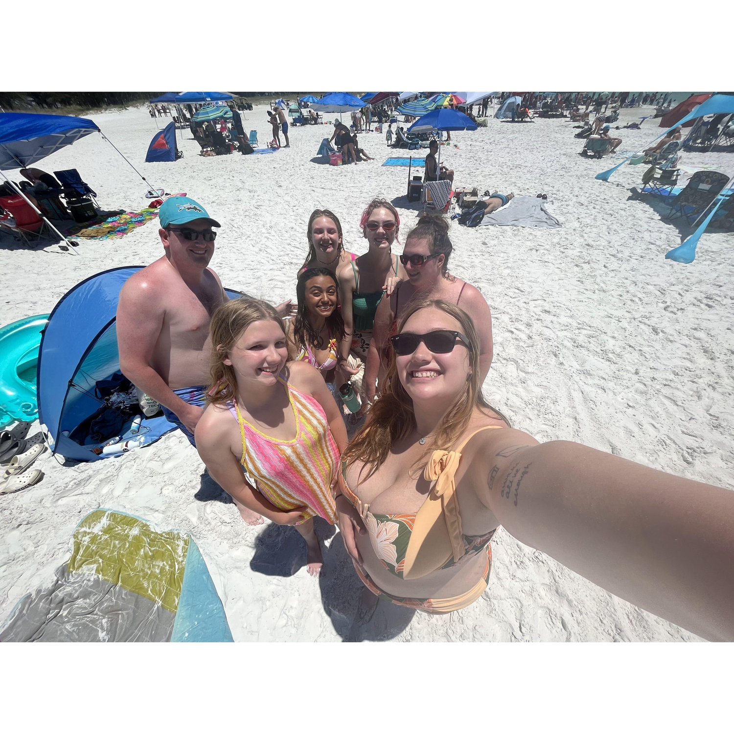 Beach trip with Maddie's Family!