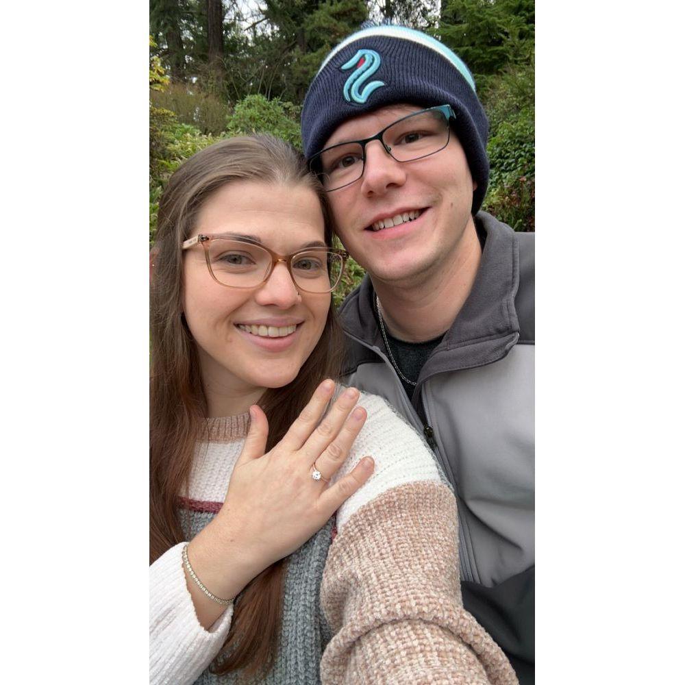 Seattle, WA - Just after we were engaged