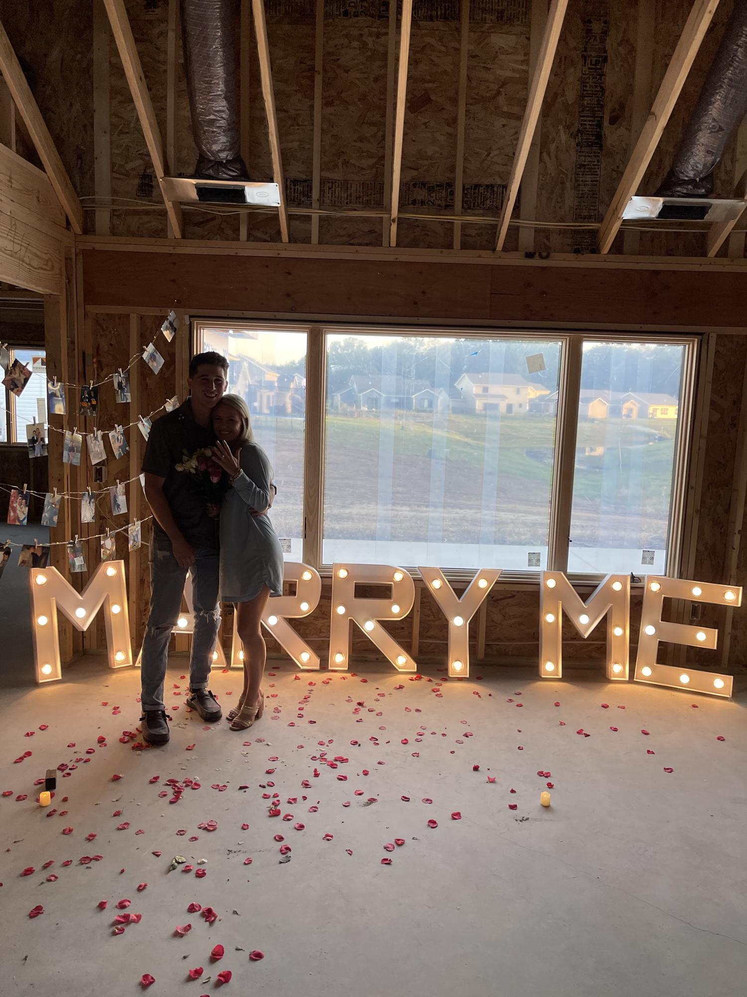 The best proposal in what is now part of our living room