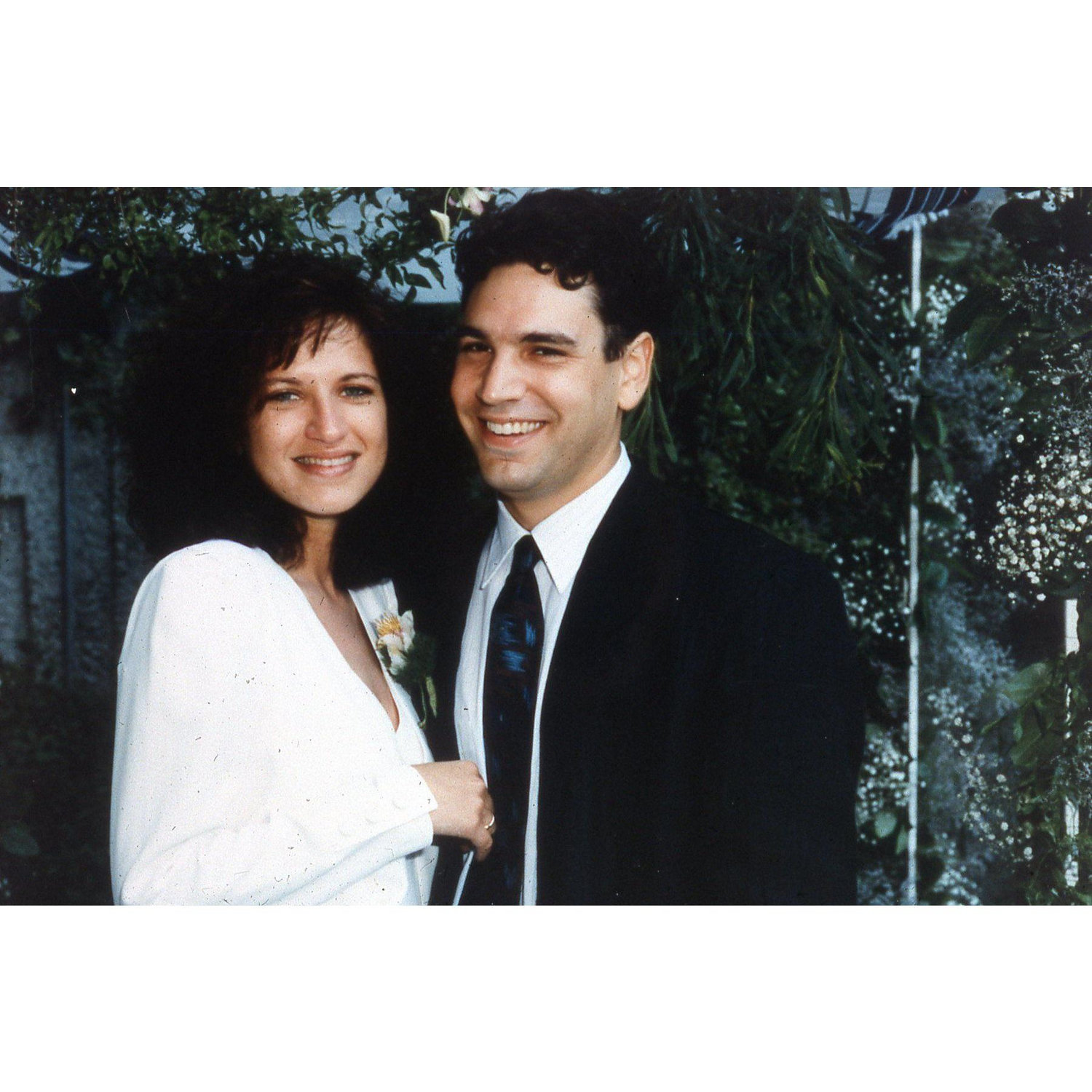 Perry's parents Gili Meerovitch and Robert Levine on their Wedding Day, August 28, 1989 in Los Angeles