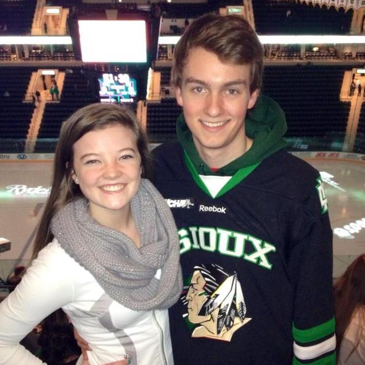 Sioux hockey game in 2012