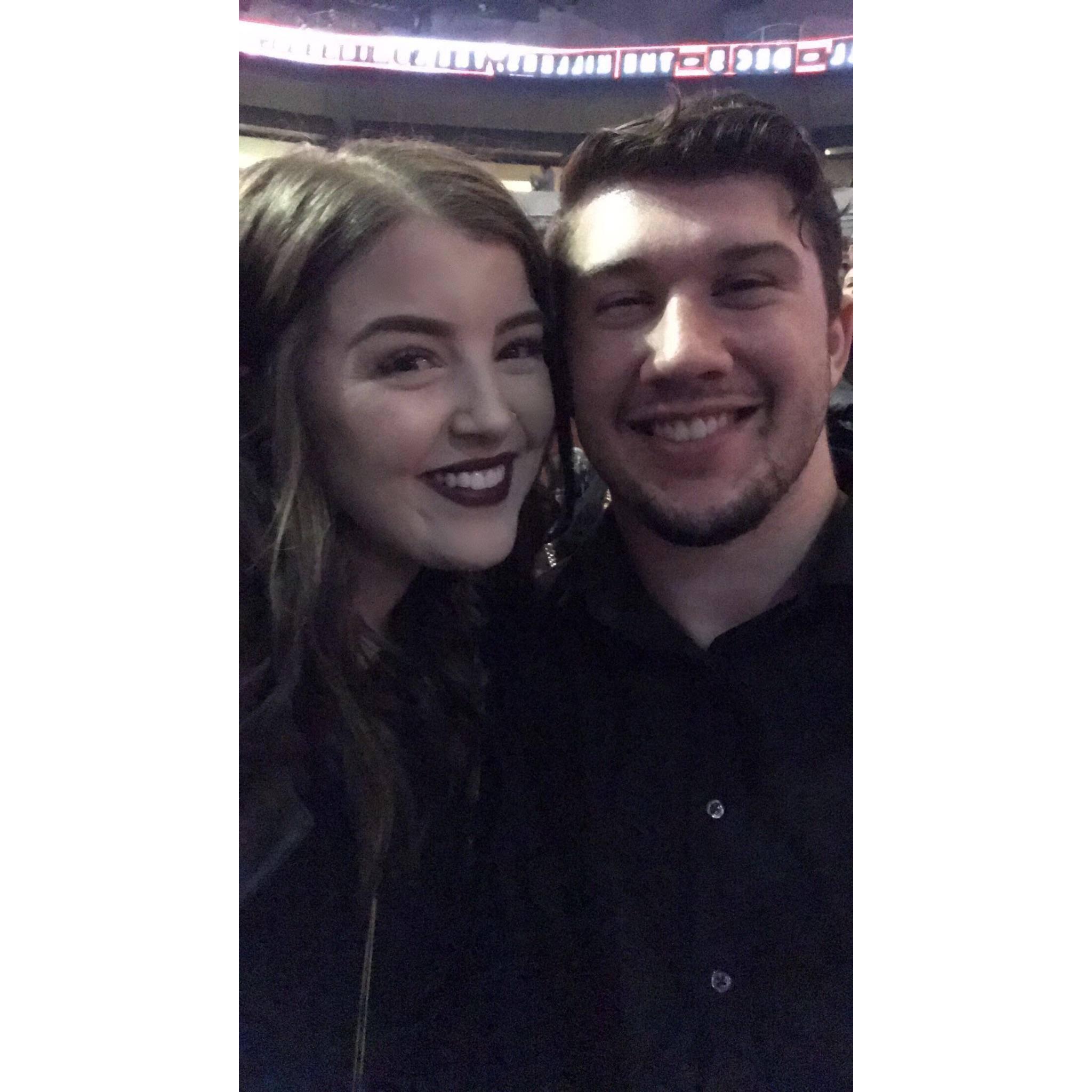 Our first Trans Siberian Orchestra concert together in Seattle, Christmas 2017. Tanner's first time seeing TSO!