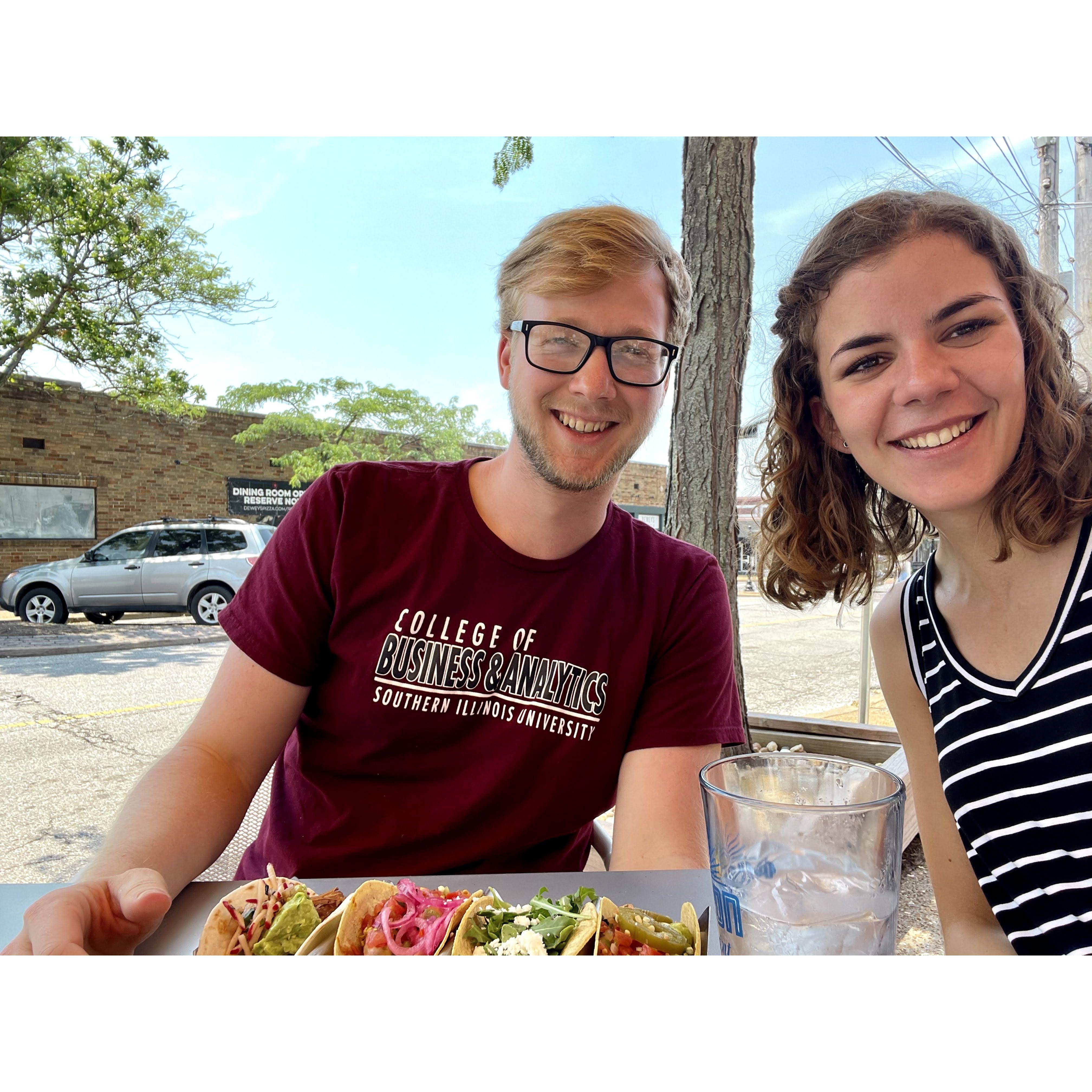 One of the first of many taco dates :)