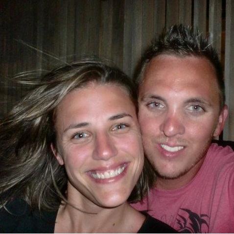 Our first kiss was right after we took this photo!!