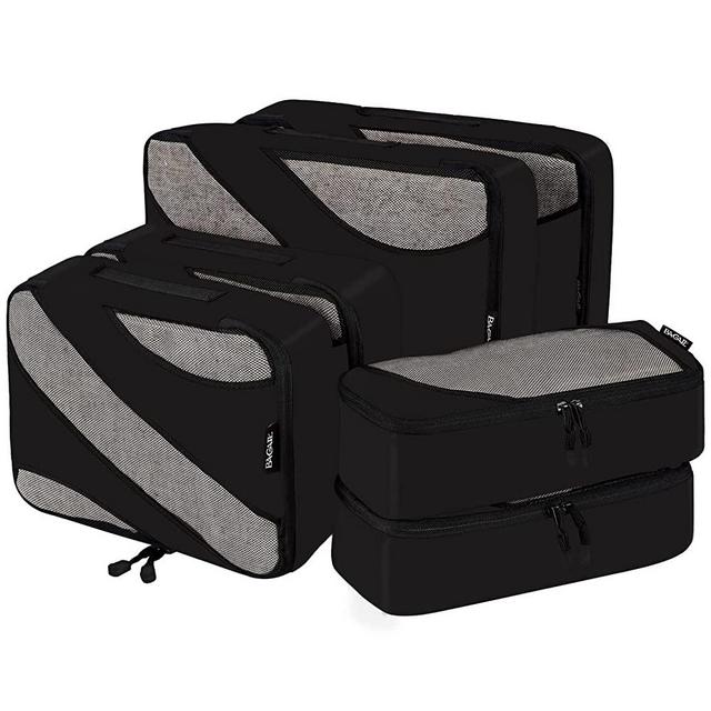 BAGAIL 6 Set Packing Cubes,3 Various Sizes Travel Luggage Packing Organizers