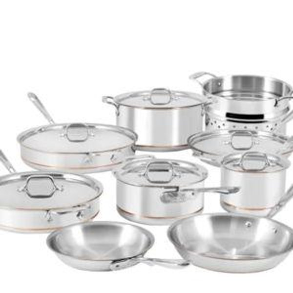 All-Clad Copper Core 5-Ply Bonded Cookware, 15-piece Set