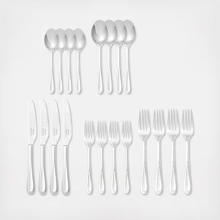 Kit Kemp Scoop 20-Piece Flatware Set, Service for 4