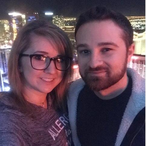 on top of the High Roller in Vegas