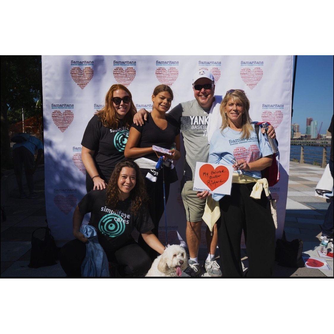 October 2018: Suicide Awareness Walk
Alexa, Shirley, Ashley, Sonny, Ralph & Joanne
