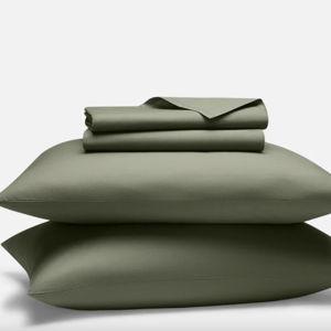 Classic Percale Core Sheet Set - King - Fresh Moss