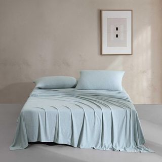 Modern Melange Cotton 4-Piece Sheet Set