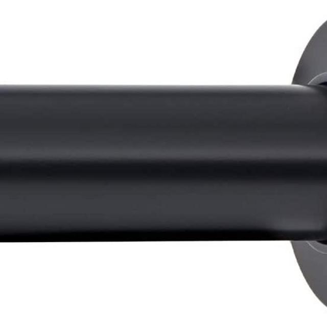 Ivilon Tension Curtain Rod - Spring Tension Rod for Windows or Shower, 36 to 54 Inch. Black