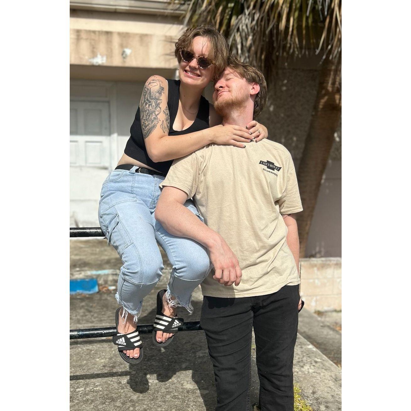 We had just said, I love you!" before my sister too this snap.