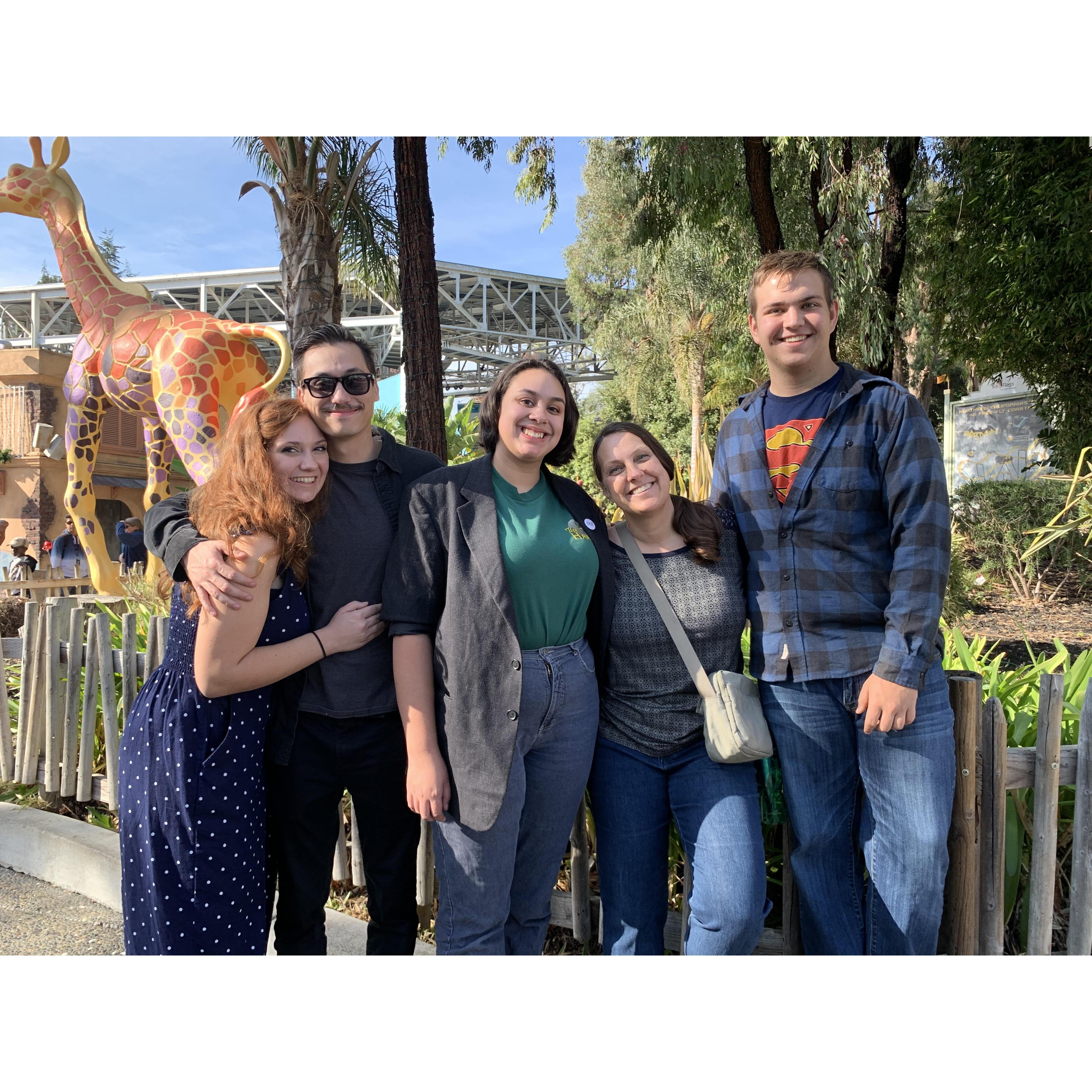 Six Flags With Family