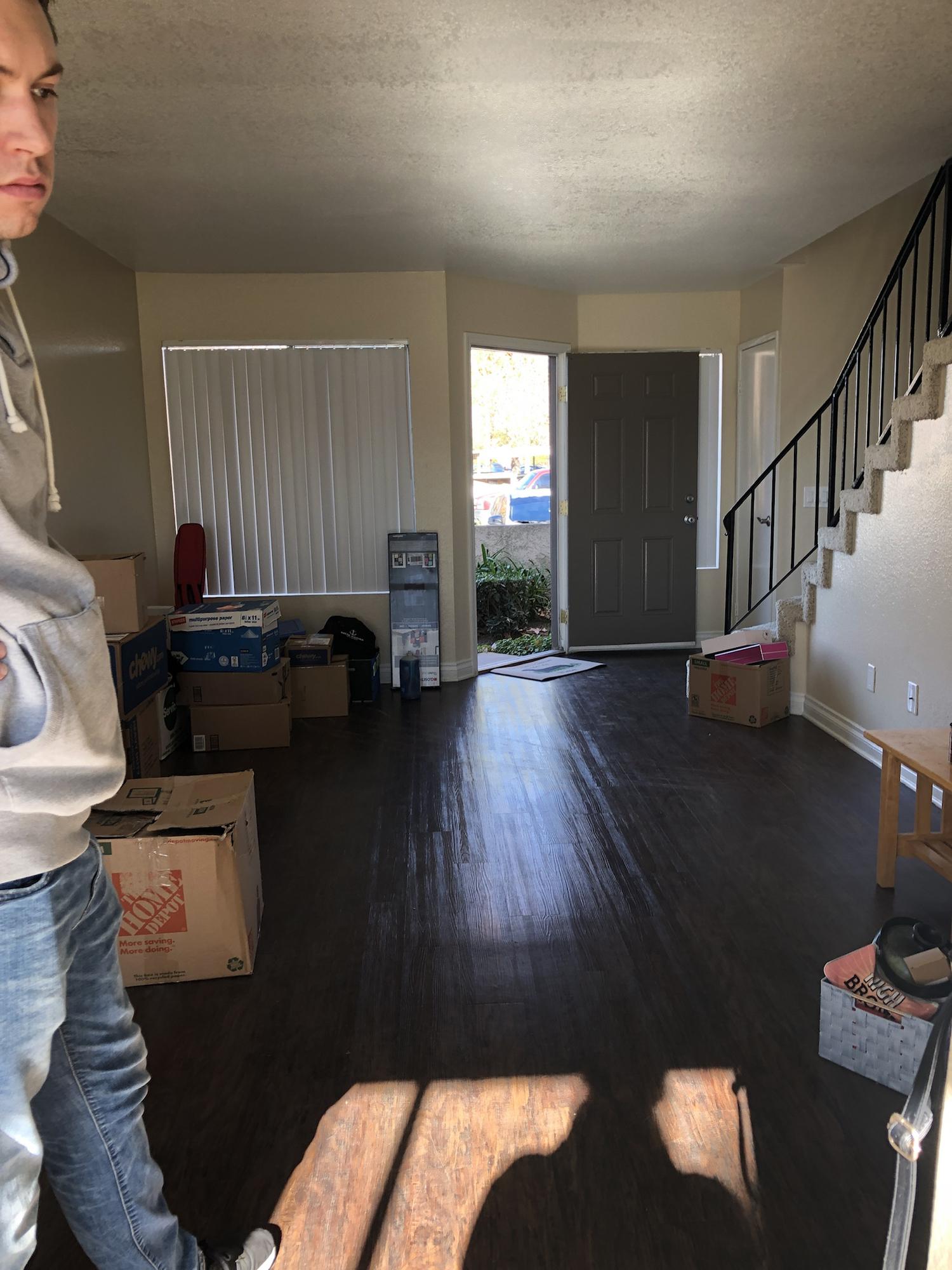 Our first apartment together!