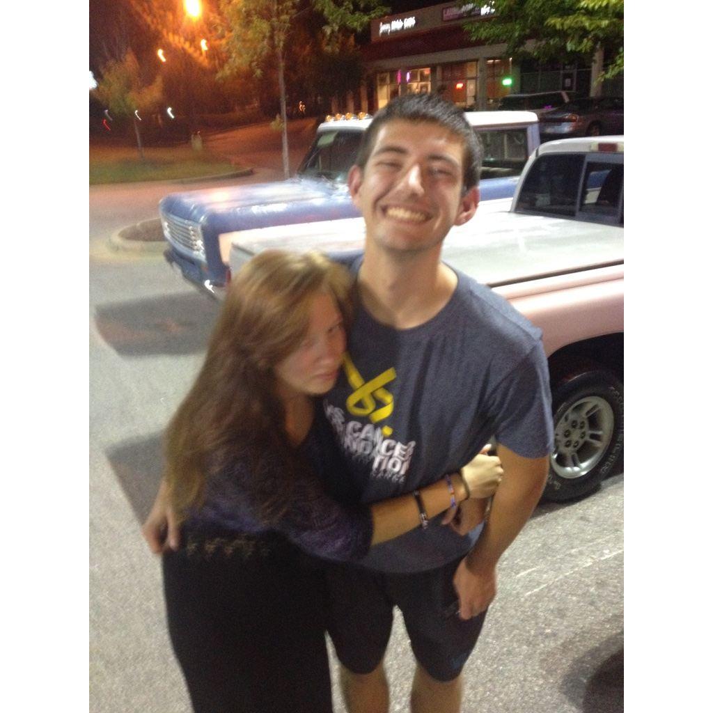 2015 - Cook Out parking lot before Mychaela left for Chicago