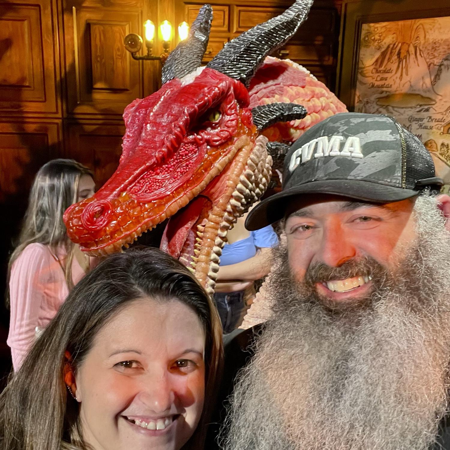July 26, 2021 Candytopia. This dragon was made entirely of jelly beans! Had the most fun at a kids candy heaven.