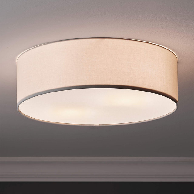 Drum Flush Mount Light 19.75"