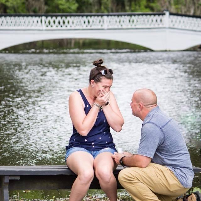 Him: "will you marry me?"
Her: "really?"