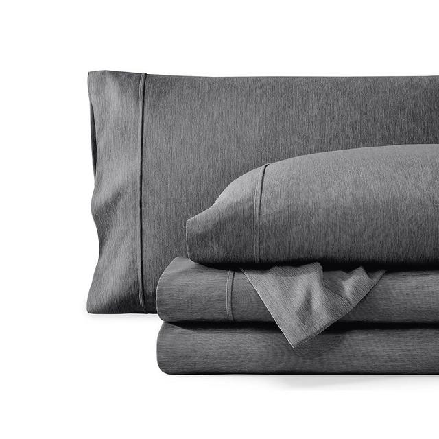 Bare Home King Sheet Set - Luxury 1800 Ultra-Soft Microfiber King Bed Sheets - Double Brushed - Deep Pockets - Easy Fit - 4 Piece Set - Bedding Sheets & Pillowcases (King, Heathered Grey)