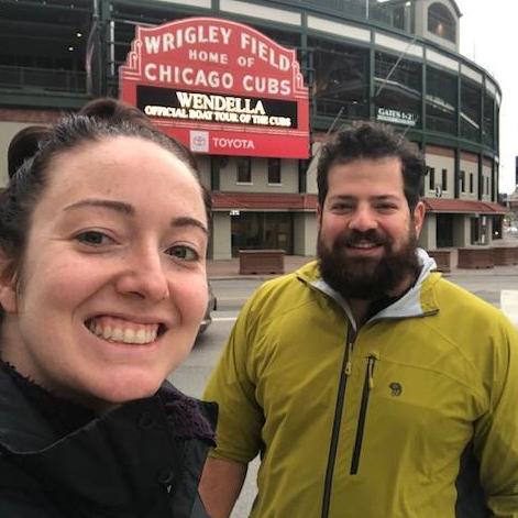 Paul's first trip to Chicago! Go Cubs Go!
