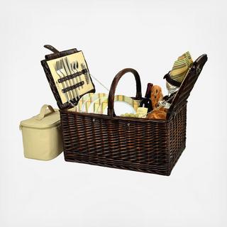 4-Person Buckingham Picnic Basket