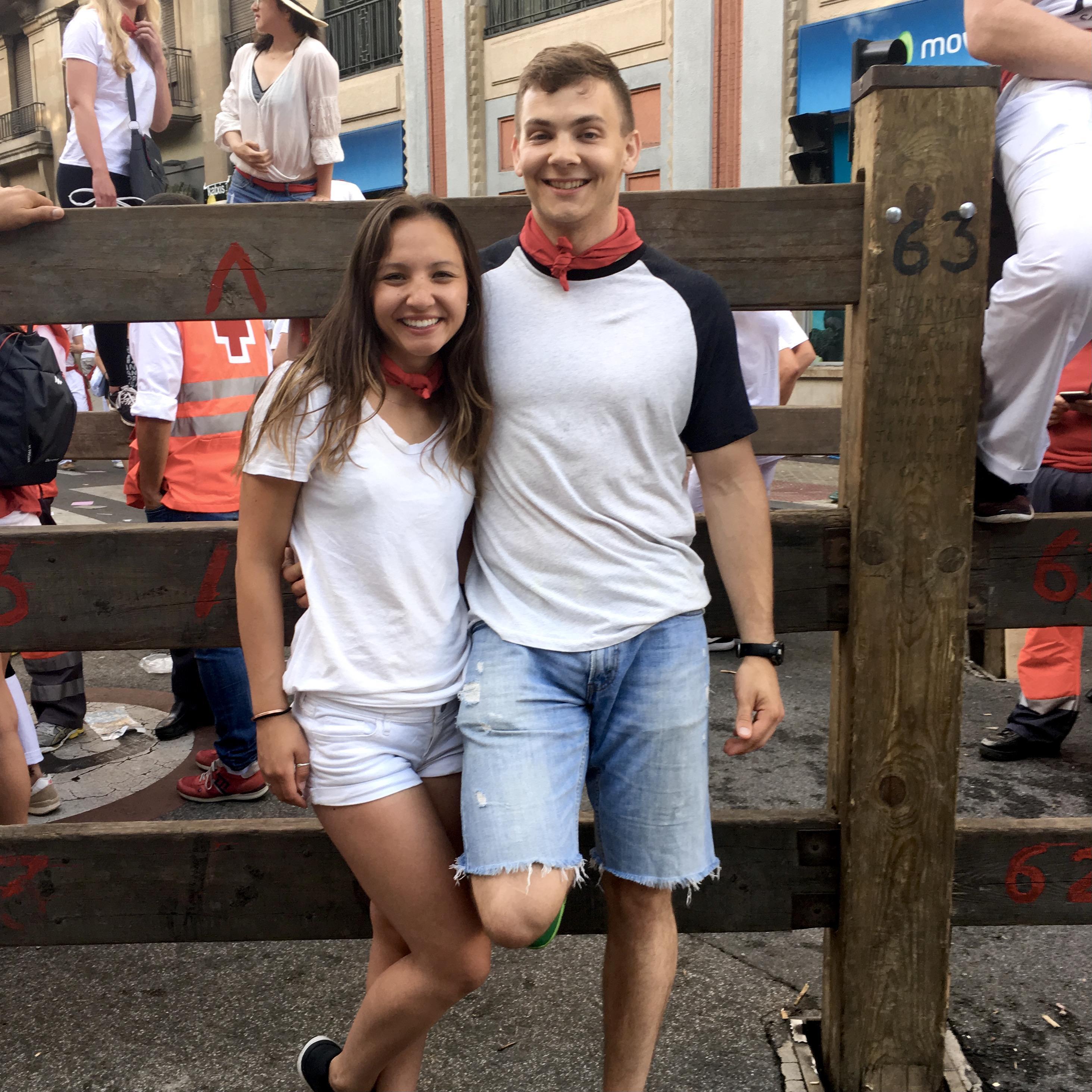 Running w/ the Bulls 
Pamplona, Spain 2017