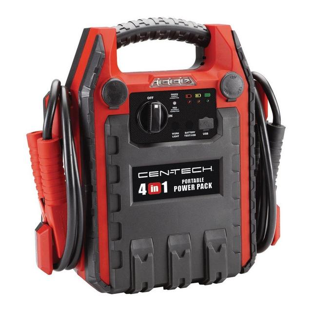 4-In-1 Power Pack With Jump Starter and Compressor