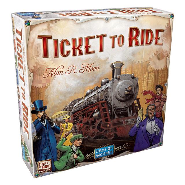 Ticket to Ride Board Game | Family Board Game | Board Game for Adults and Family | Train Game | Ages 8+ | For 2 to 5 players | Average Playtime 30-60 minutes | Made by Days of Wonder