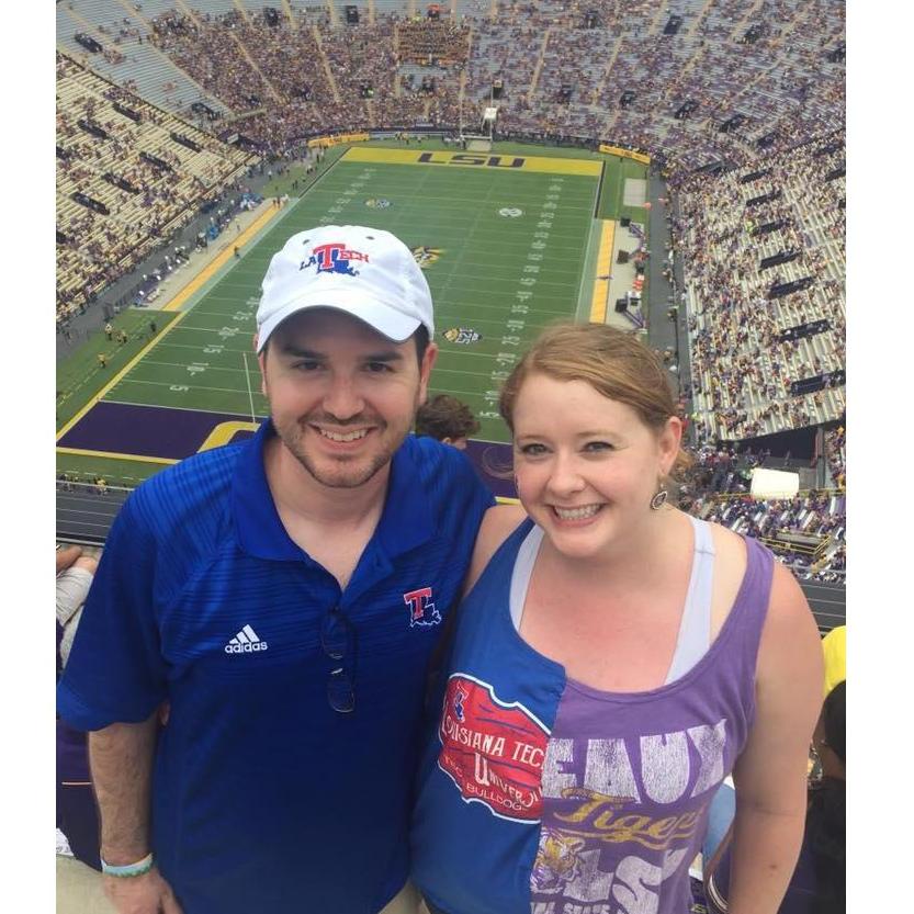 Our first time in Tiger Stadium together to see the Bulldogs and Tigers battle it out!