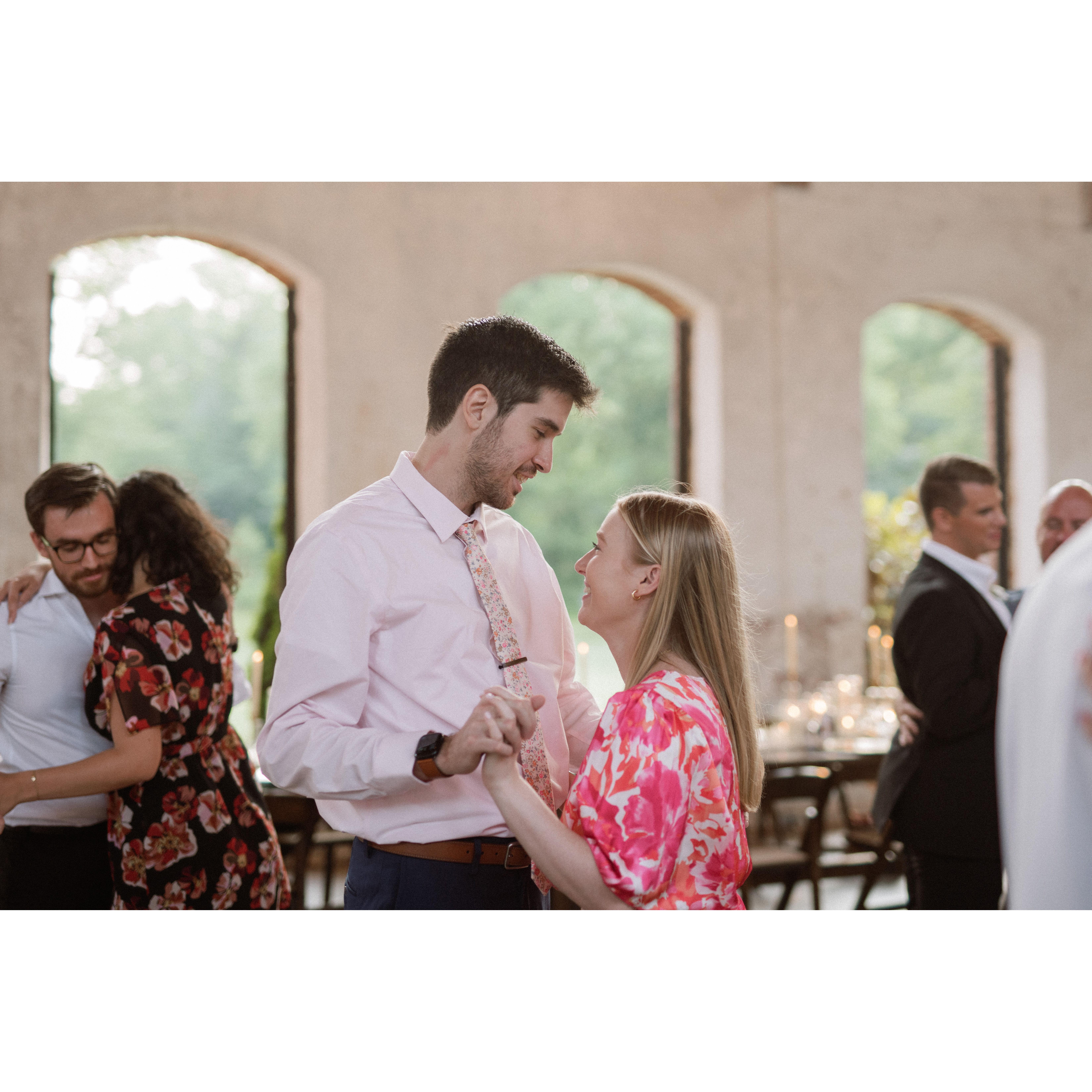 Forever dance partners.