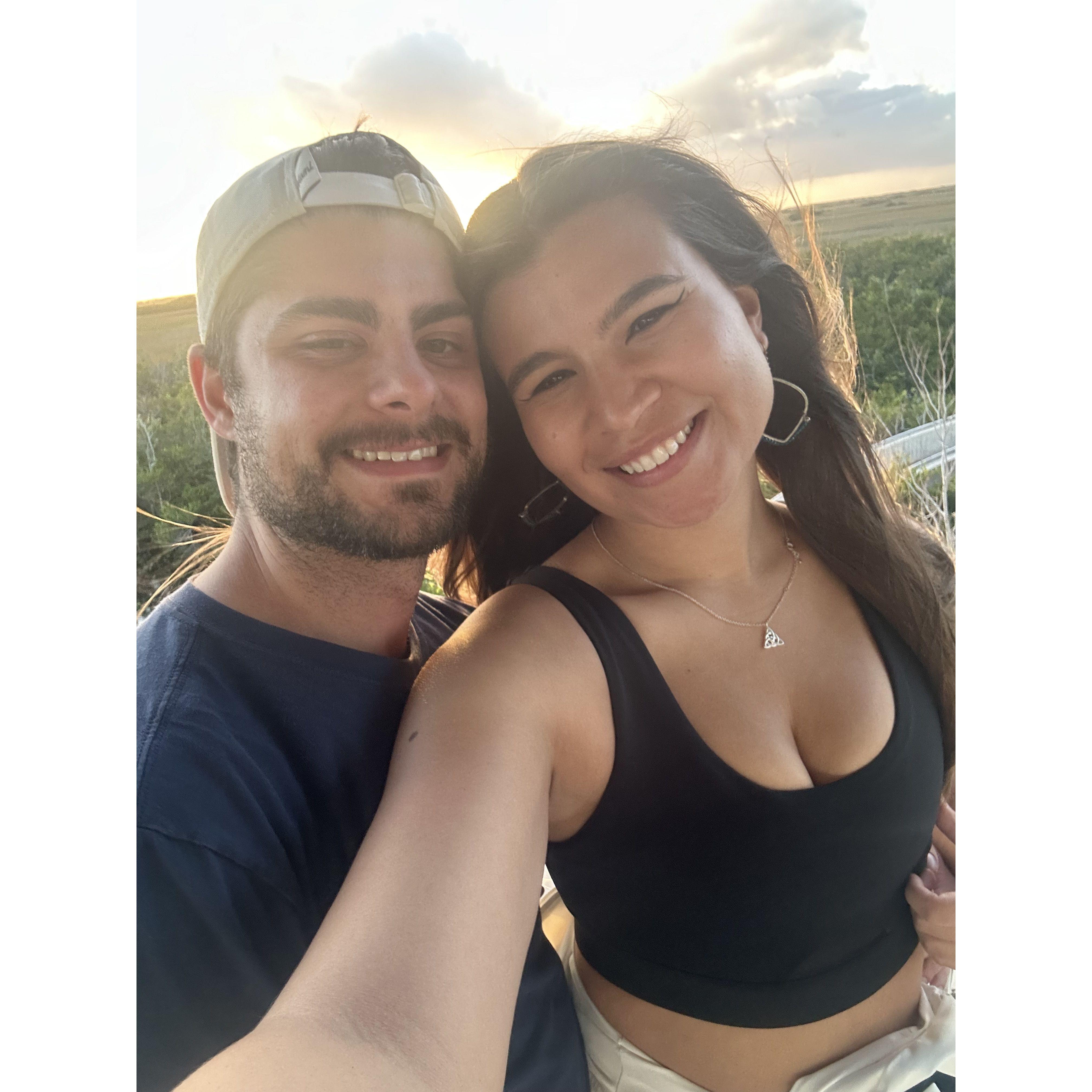 Sunset at the Everglades