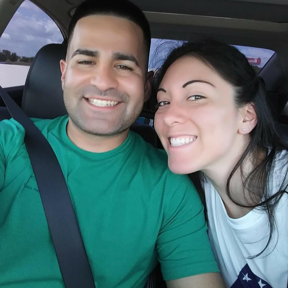 He drives and I try not to distract him...