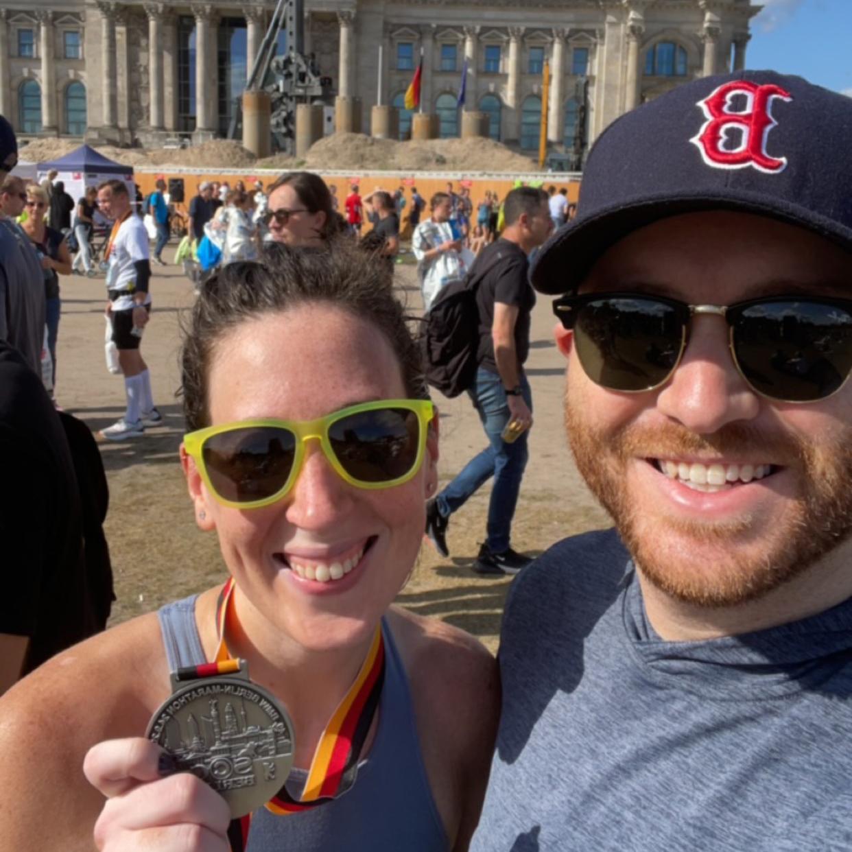 September 2022: Katie runs her first international marathon in Berlin