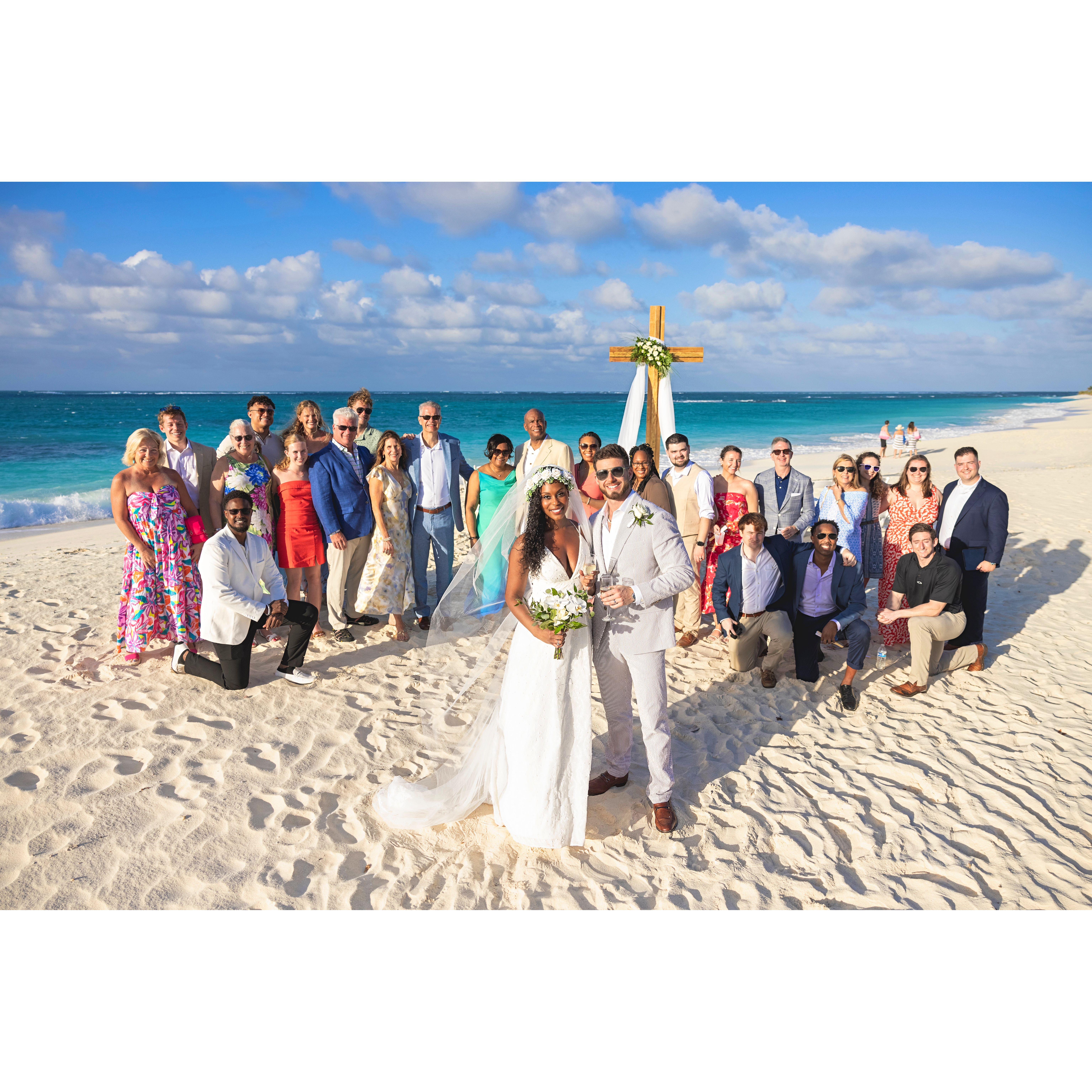 Wedding photo in Anguilla!