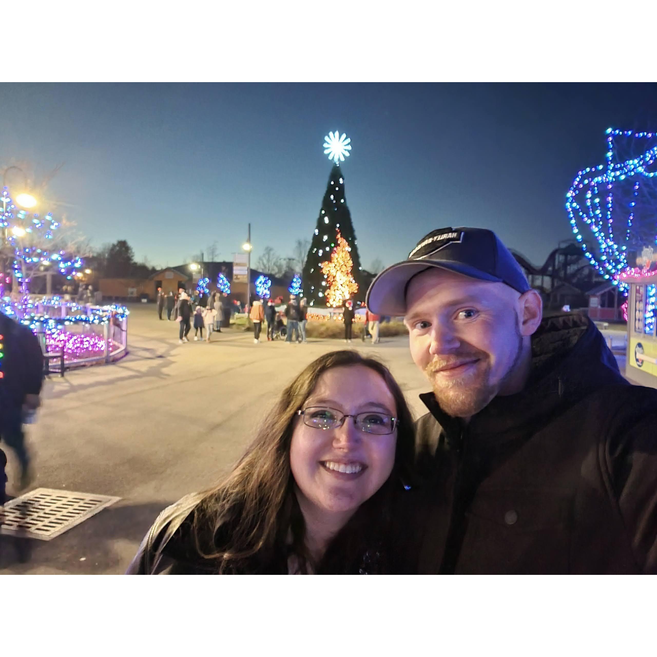 12/20/2021 Our first date! Columbus Zoo lights!