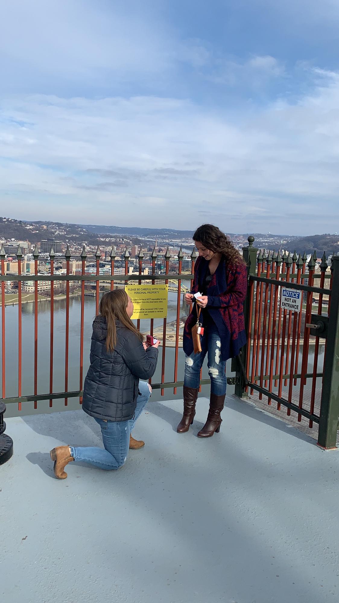 Engaged in Pittsburgh 1/8/21