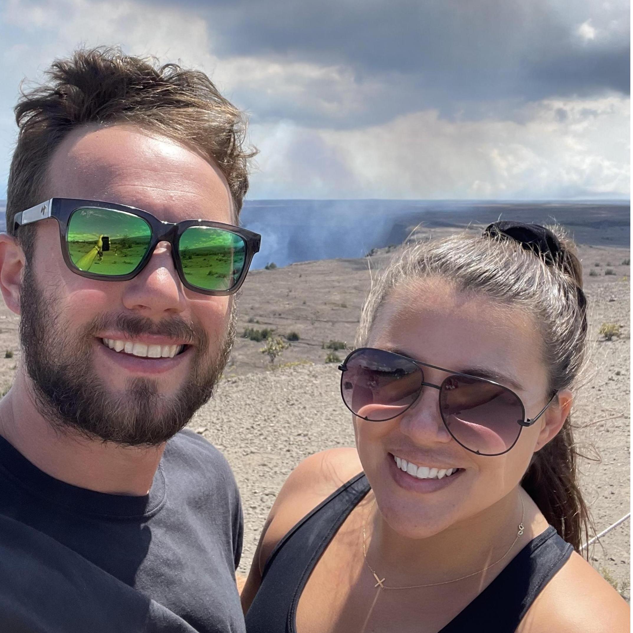 September 2021 - National Volcano Park, Hawai'i. 
Carla & Patrick took a day trip to the Big Island of Hawaii and saw an active volcano!