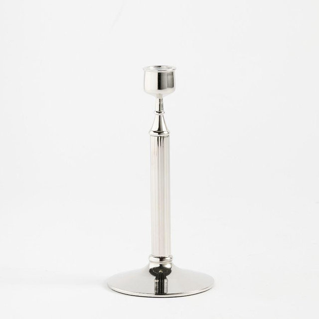 Monique Lhullier Rivoli Taper Holder, 8", Nickel