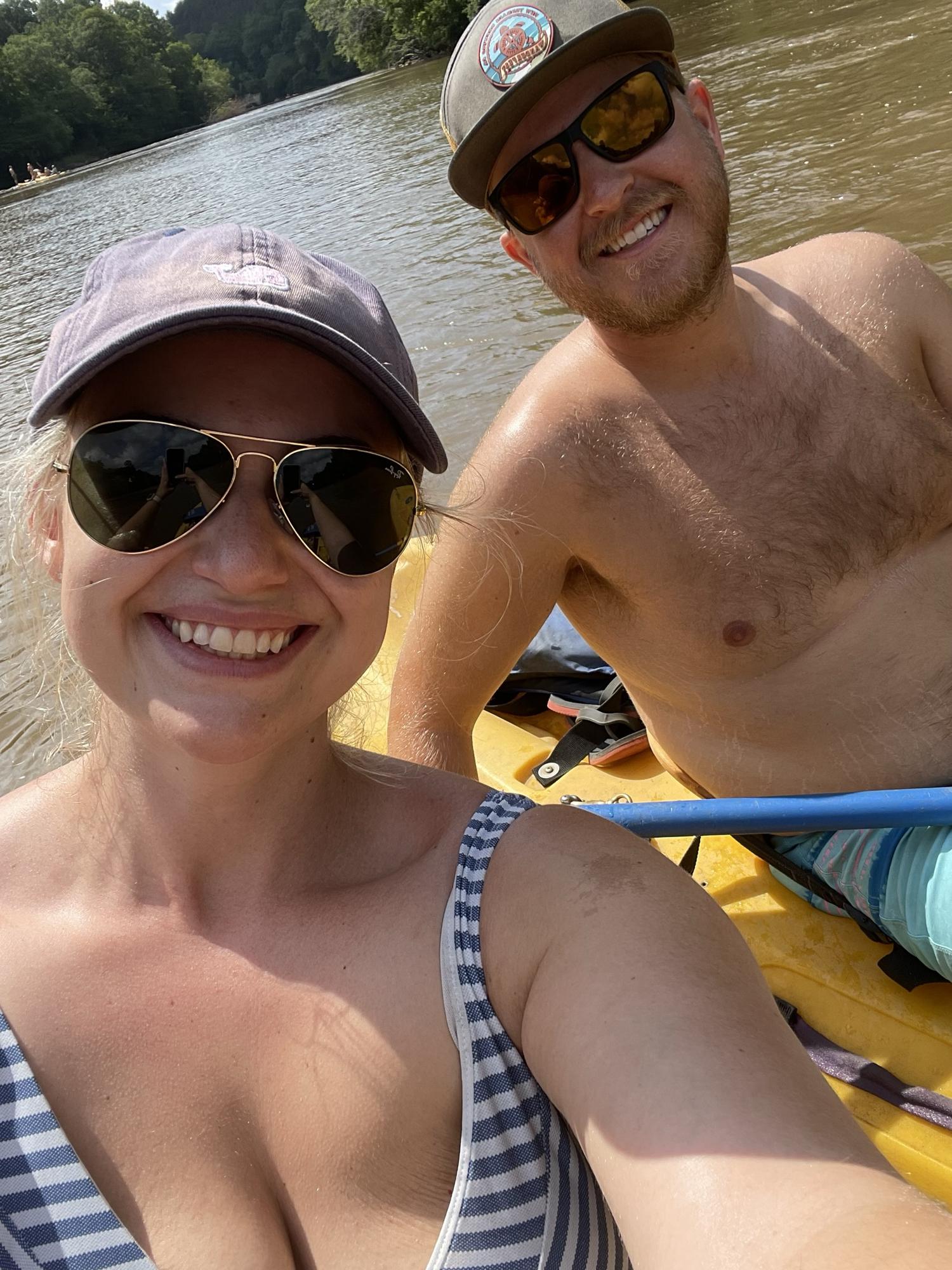 Taylor found out she had Covid after this kayaking adventure. July 2, 2022.